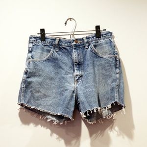 Vintage Cut Off Blue Jean Shorts